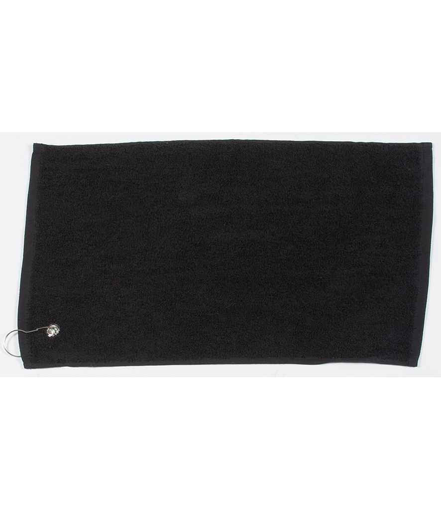 Towel City Luxury Golf Towel | Black - Lancashire Teamwear