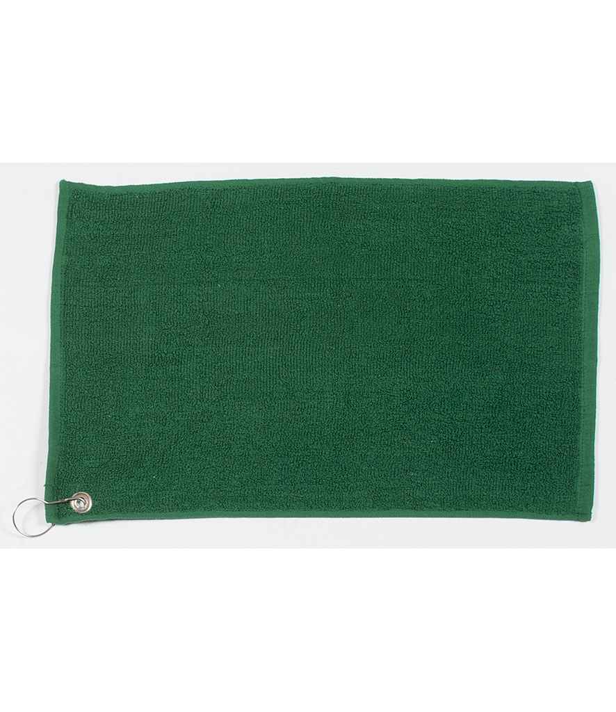 Towel City Luxury Golf Towel | Forest Green - Lancashire Teamwear