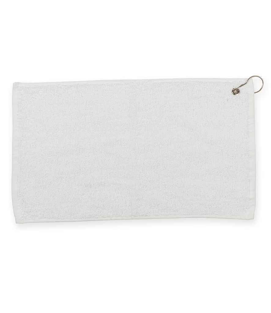 Towel City Luxury Golf Towel | White - Lancashire Teamwear