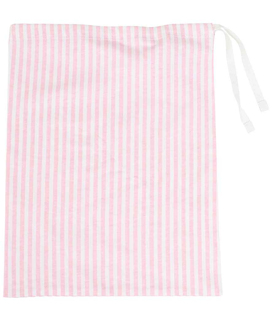 Towel City Long PJ's in a Bag | White/Pink Pyjamas - Lancashire Teamwear