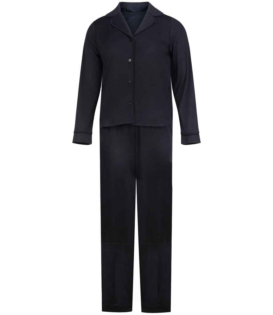 Towel City Supersoft Pyjamas | Black - Lancashire Teamwear