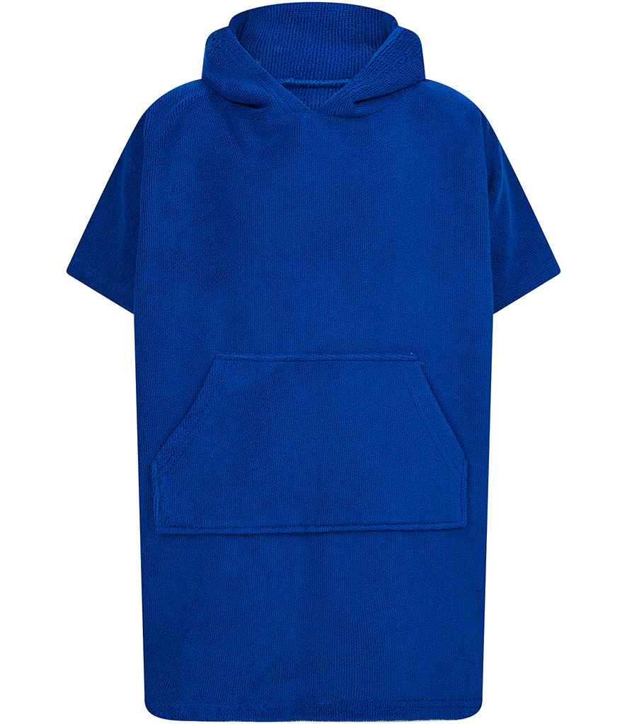 Towel City Kids Poncho Royal Blue