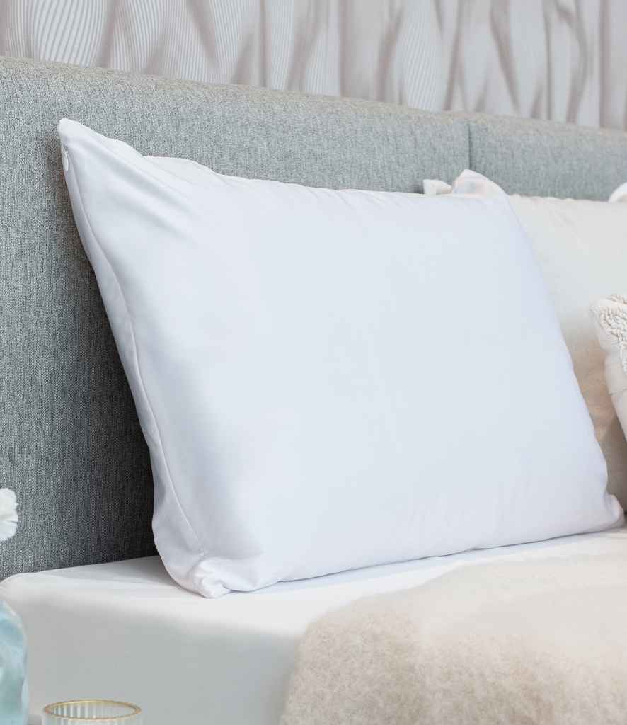 Towel City Satin Pillowcase White