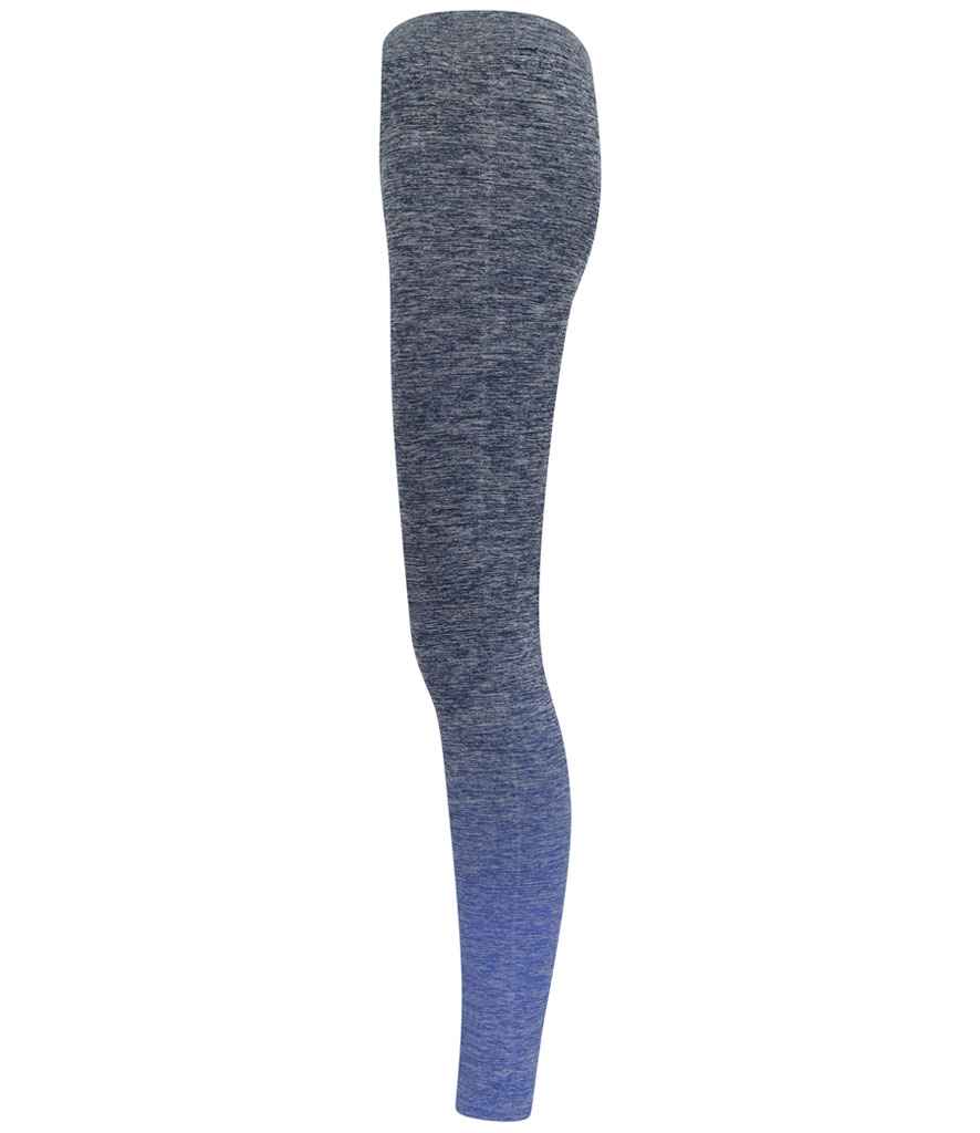 Tombo Ladies Seamless Fade Out Leggings | Navy/Blue Marl - Lancashire Teamwear