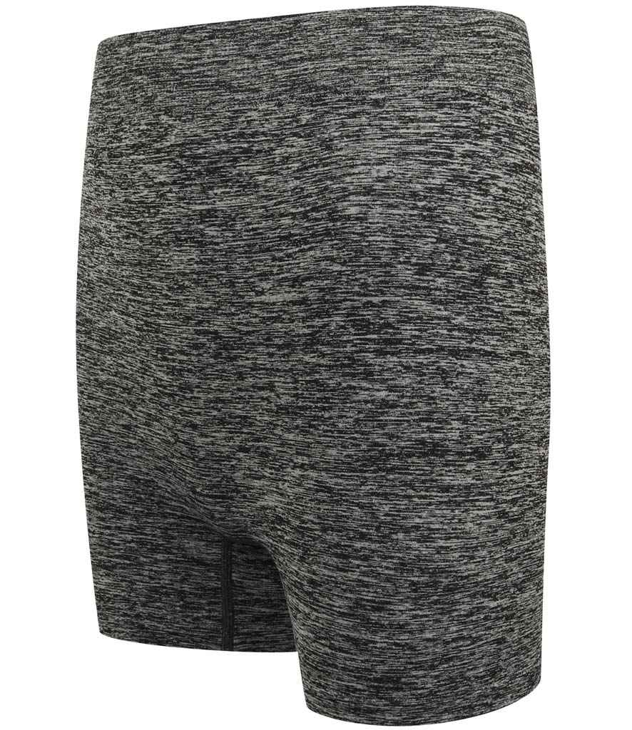 Tombo Ladies Seamless Shorts | Dark Grey Marl - Lancashire Teamwear