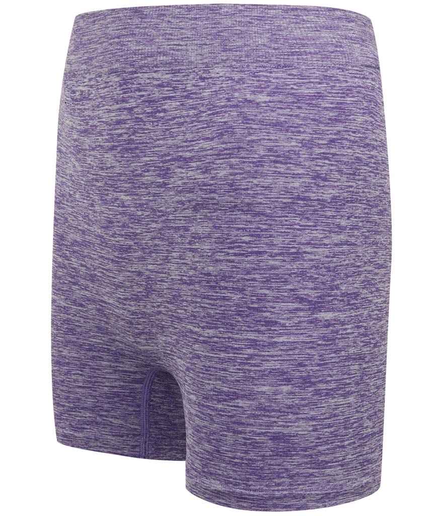 Tombo Ladies Seamless Shorts | Purple Marl - Lancashire Teamwear