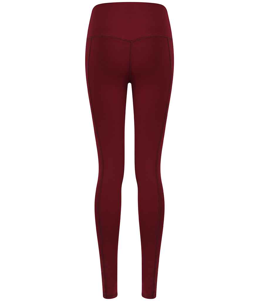 Tombo Ladies Core Pocket Leggings | Deep Burgundy - Lancashire Teamwear