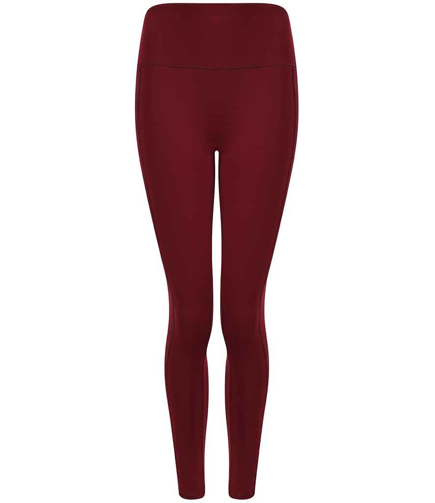 Tombo Ladies Core Pocket Leggings | Deep Burgundy - Lancashire Teamwear