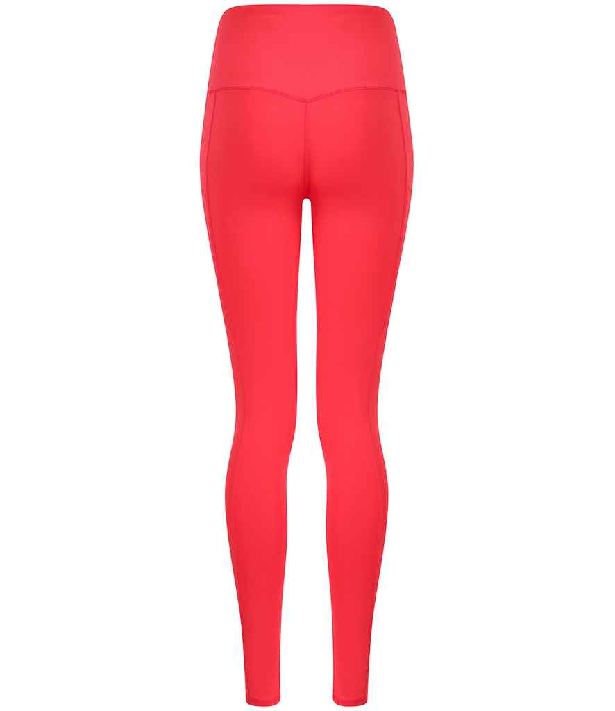 Tombo Ladies Core Pocket Leggings | Hot Coral - Lancashire Teamwear