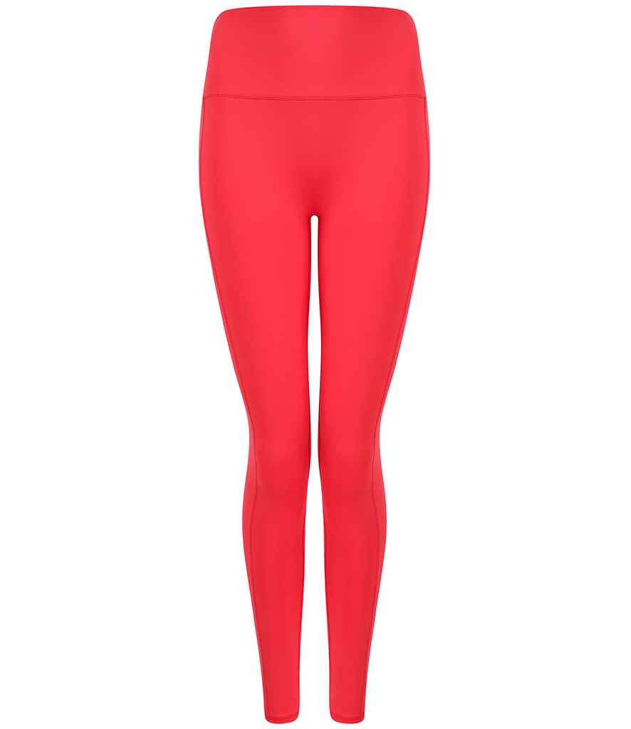 Tombo Ladies Core Pocket Leggings | Hot Coral - Lancashire Teamwear