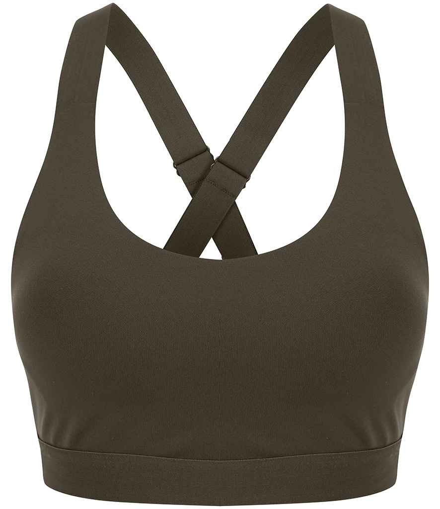 Tombo Medium Impact Core Bra | Olive Green T-Shirt - Lancashire Teamwear