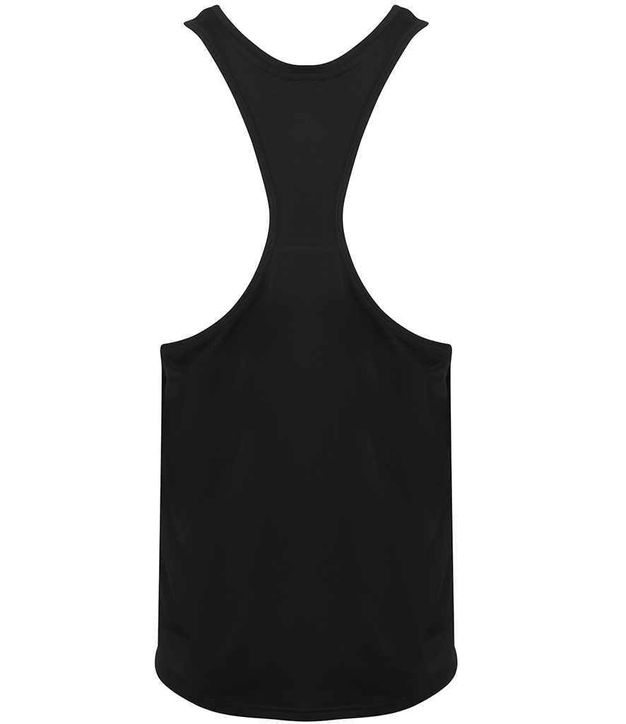 Tombo Muscle Vest | Black T-Shirt - Lancashire Teamwear