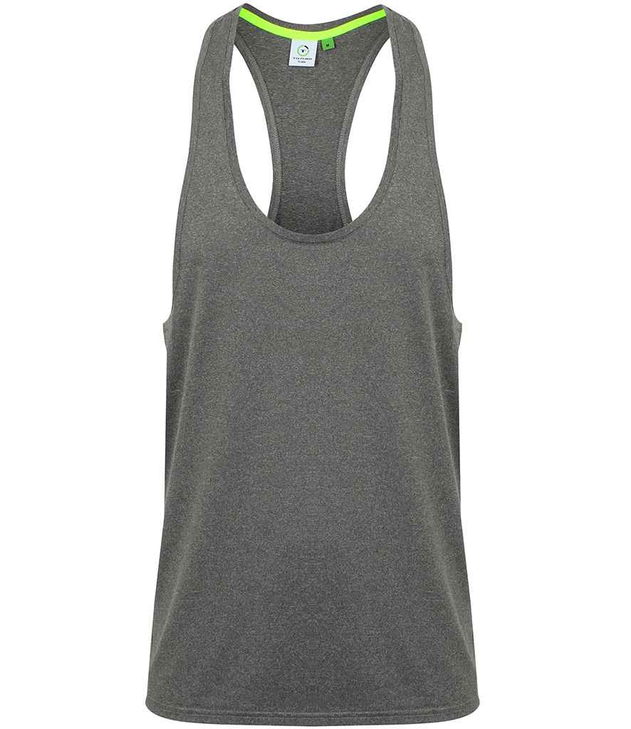 Tombo Muscle Vest Grey Marl