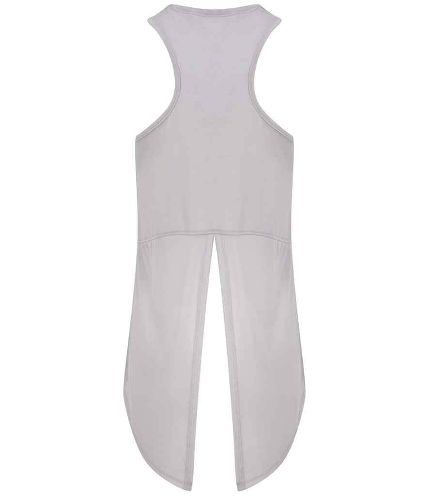 Tombo Ladies Open Back Vest | Light Grey T-Shirt - Lancashire Teamwear
