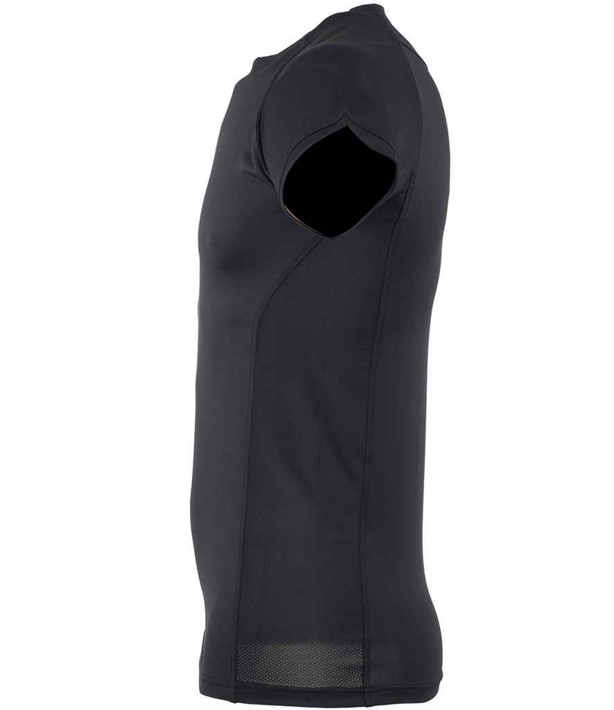 Tombo Slim Fit T-Shirt | Black/Black - Lancashire Teamwear