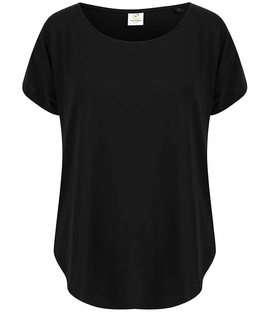 Tombo Scoop Neck T-Shirt Black