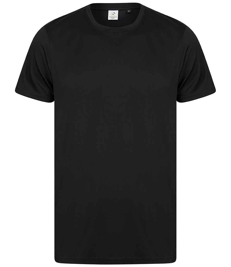 Tombo Unisex Recycled Performance T-Shirt | Black - Lancashire Teamwear