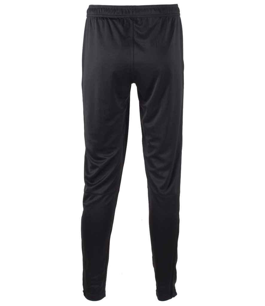 Tombo Slim Leg Training Pants | Black Trousers - Lancashire Teamwear