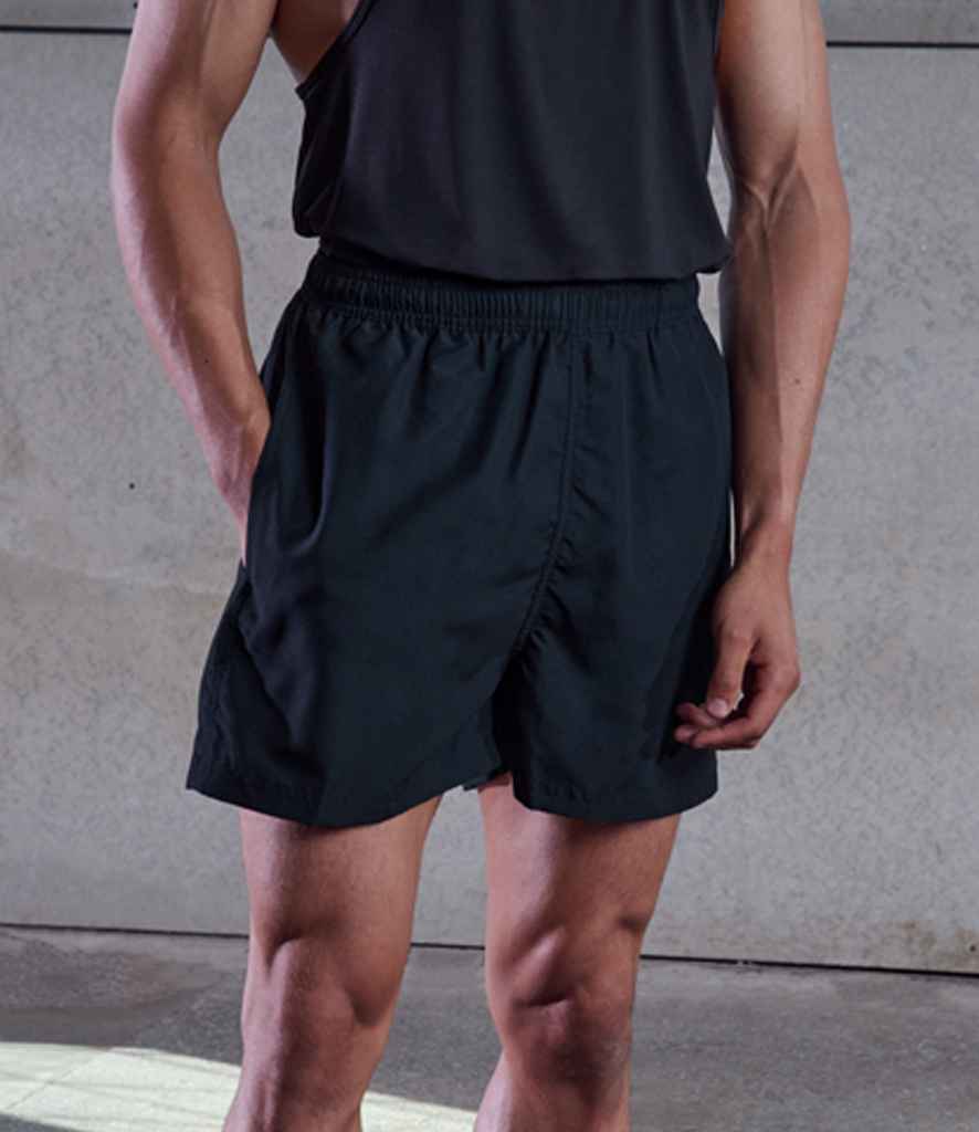 Tombo Active Track Shorts | Black - Lancashire Teamwear