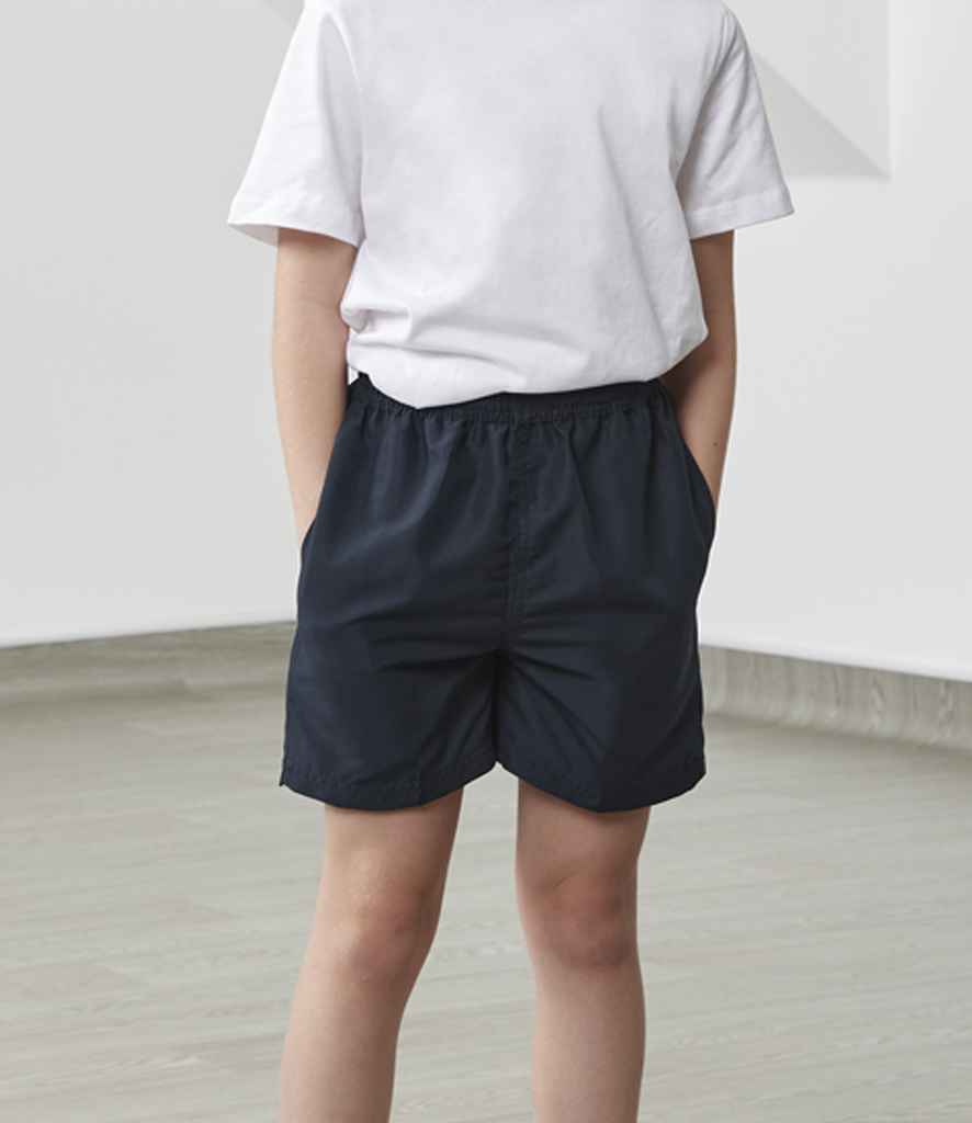 Tombo Kids Active Track Shorts | Navy - Lancashire Teamwear