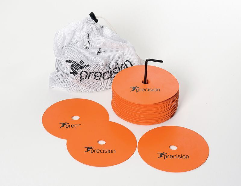 Precision Round Rubber Marker Discs (Set of 20) Equipment - Lancashire Teamwear