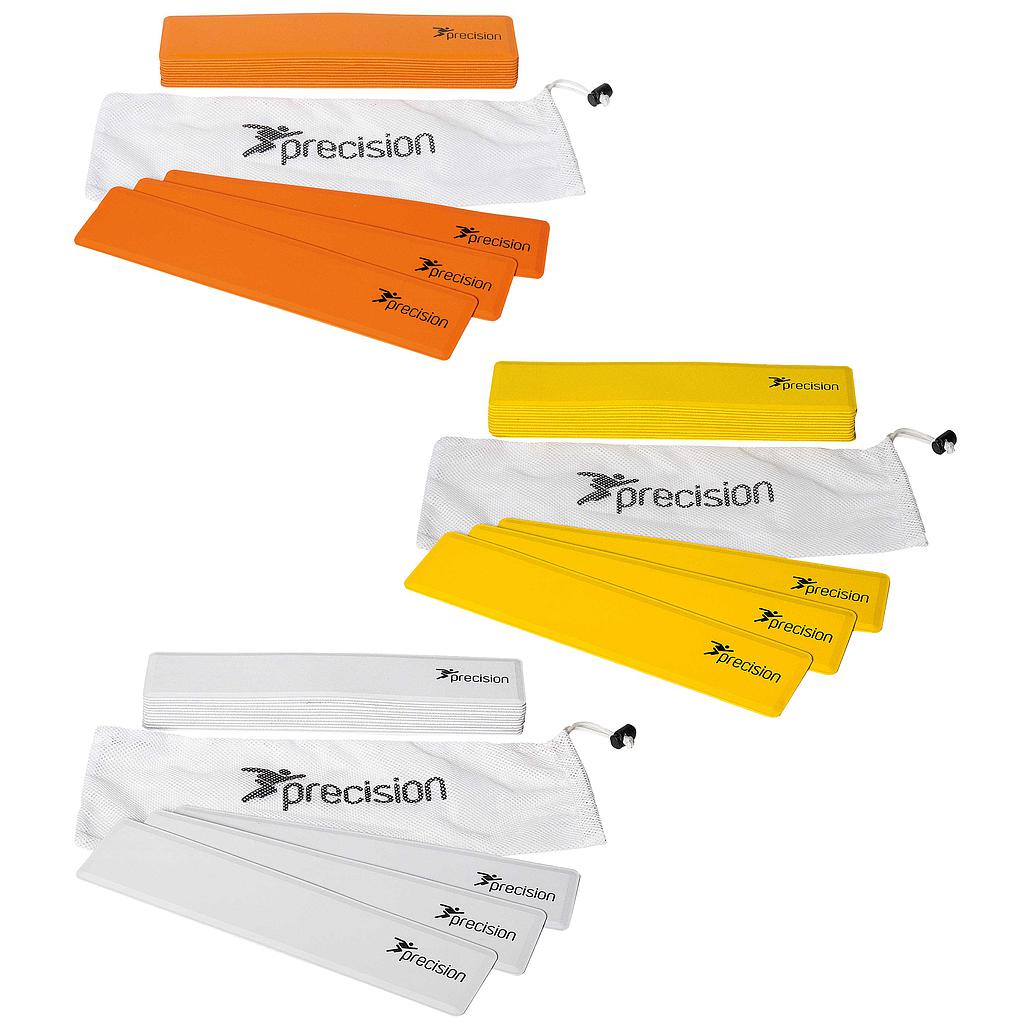 Precision Rectangular Rubber Markers (Set of 15) - Lancashire Teamwear