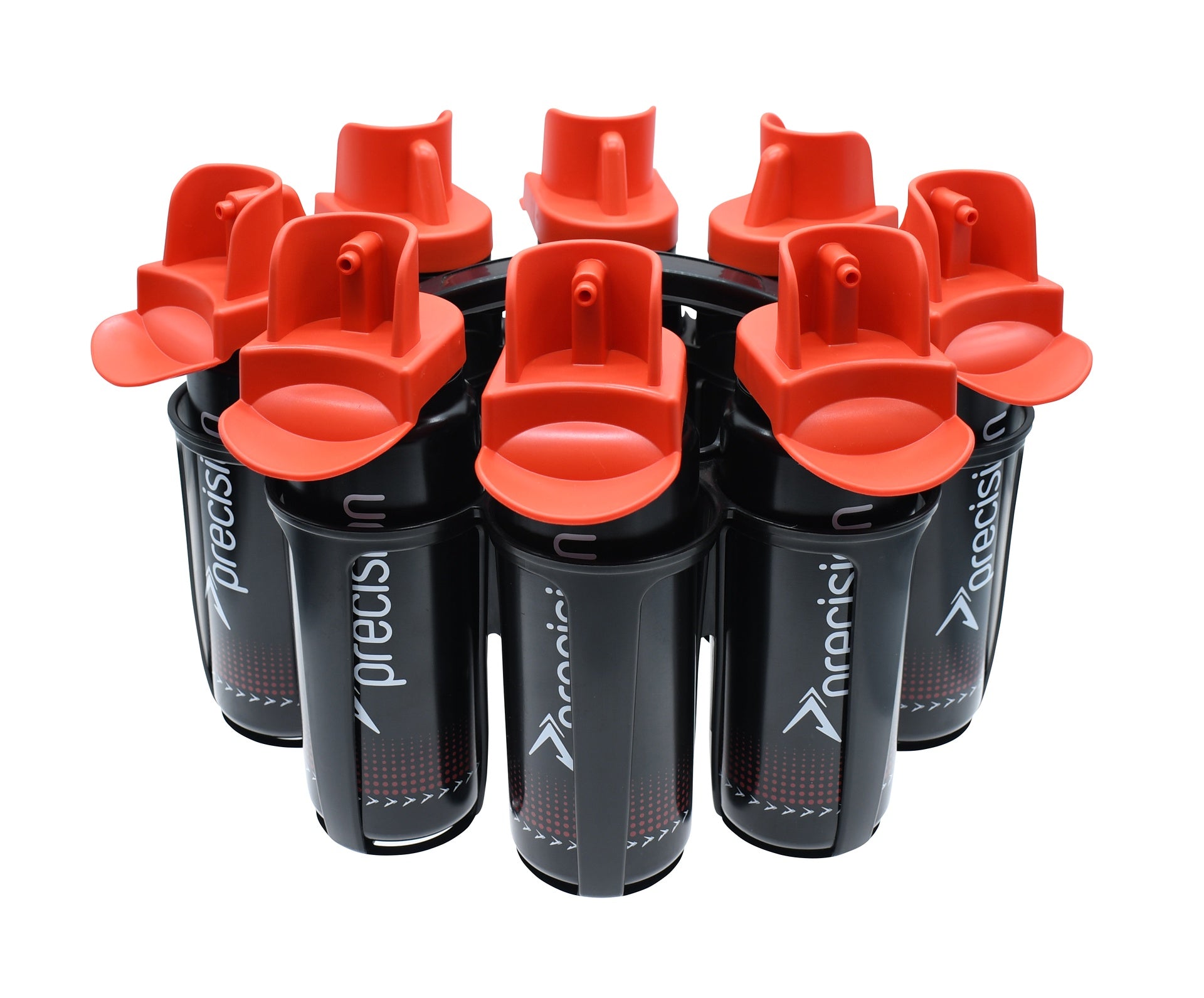 Precision 8 Hygiene Water Bottles & Oval Carrier (1L) - Lancashire Teamwear