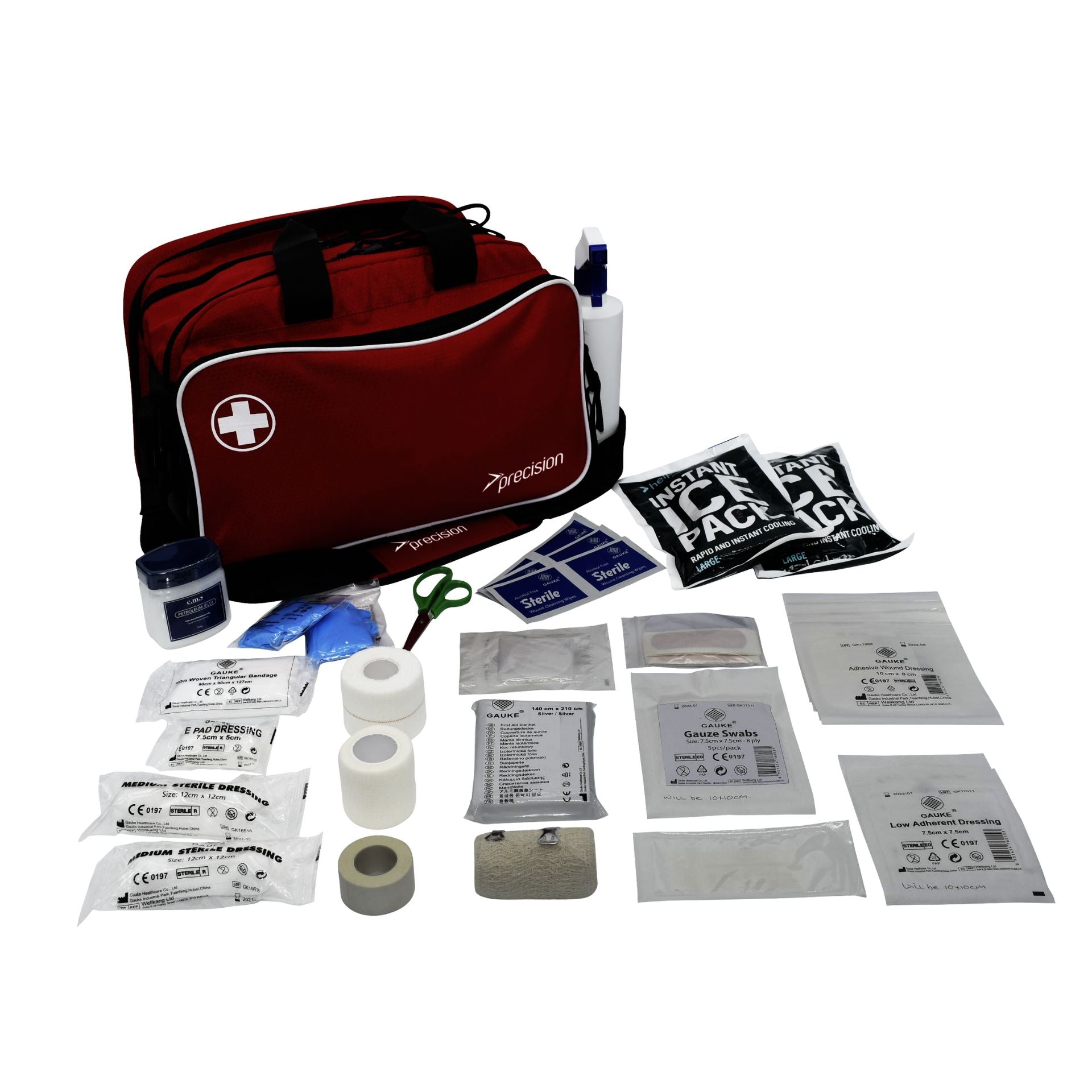 Precision Pro HX Run On Touchline Medi Bag + Medical Kit A - Lancashire Teamwear