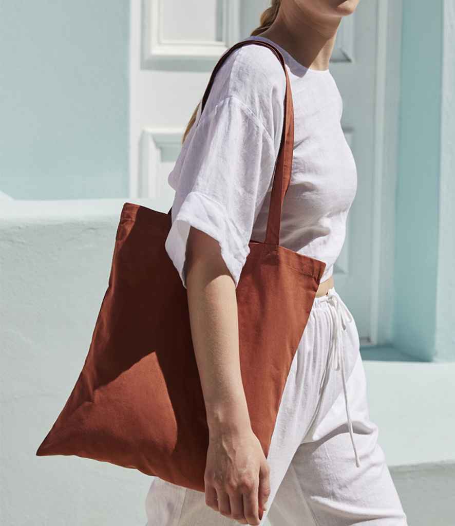 Westford Mill Bag For Life - Long Handles | Orange Rust - Lancashire Teamwear