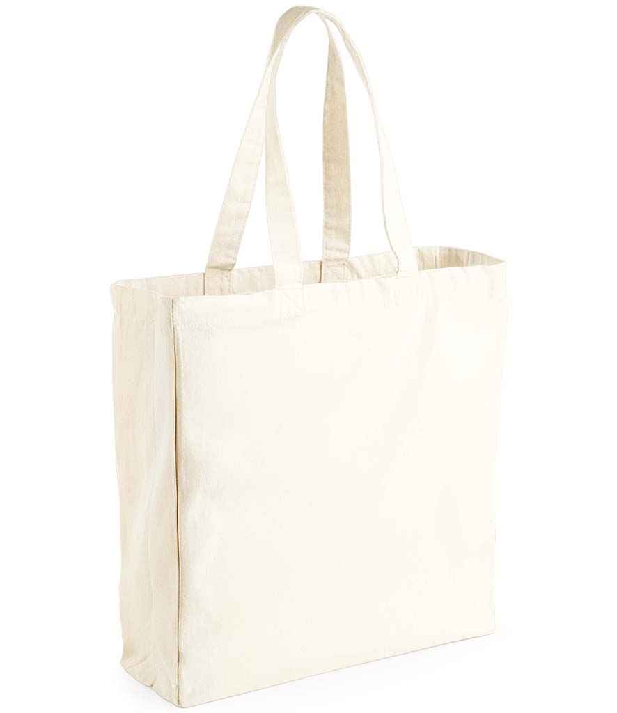 Westford Mill Canvas Classic Shopper | Natural Bag - Lancashire Teamwear