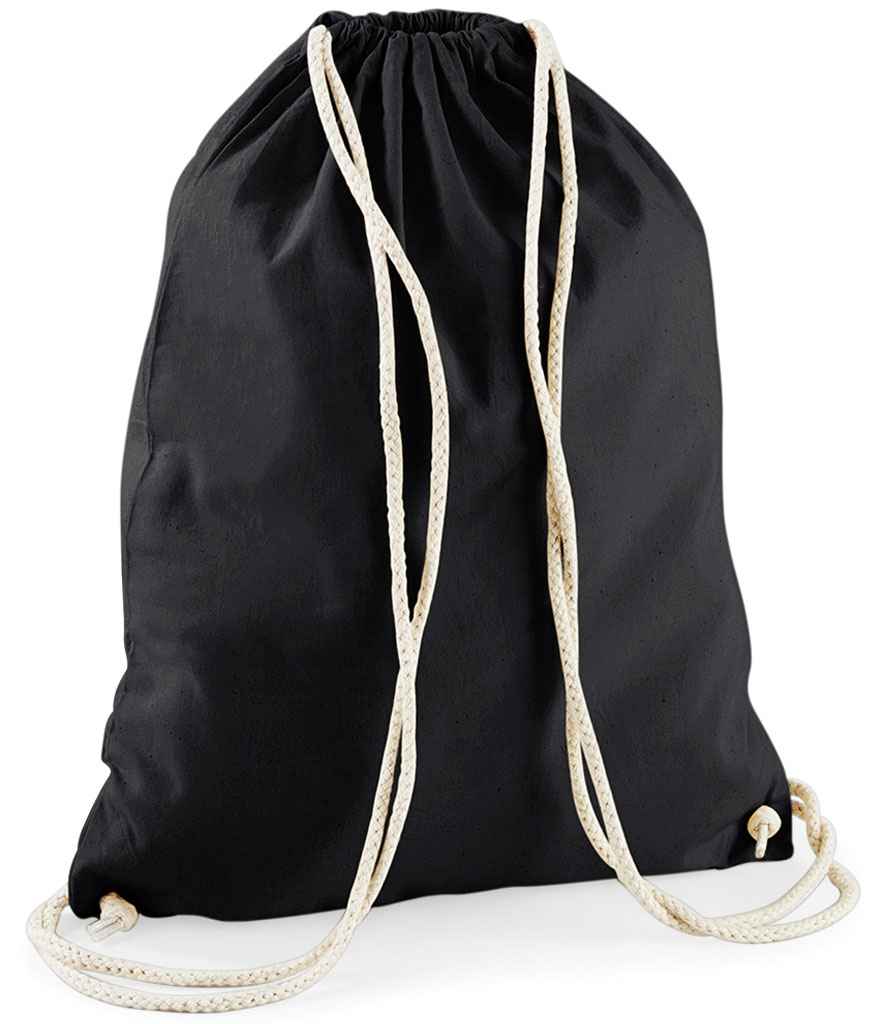 Westford Mill Cotton Gymsac Black/Natural