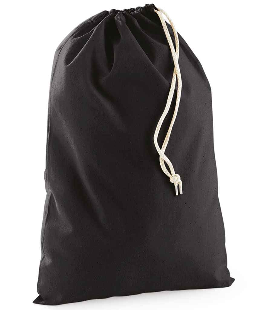 Westford Mill Cotton Stuff Bag | Black - Lancashire Teamwear