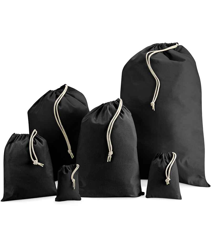 Westford Mill Cotton Stuff Bag Black