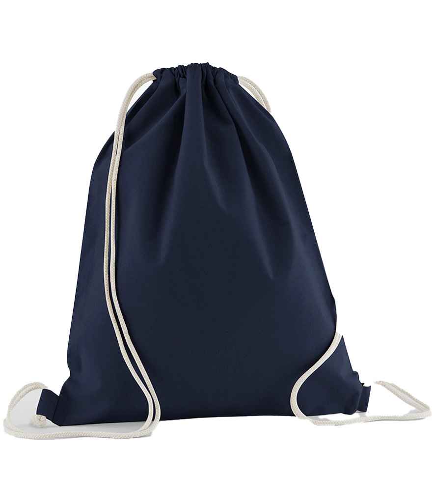 Westford Mill Organic Cotton In Conversion Gymsac | French Navy Bag - Lancashire Teamwear