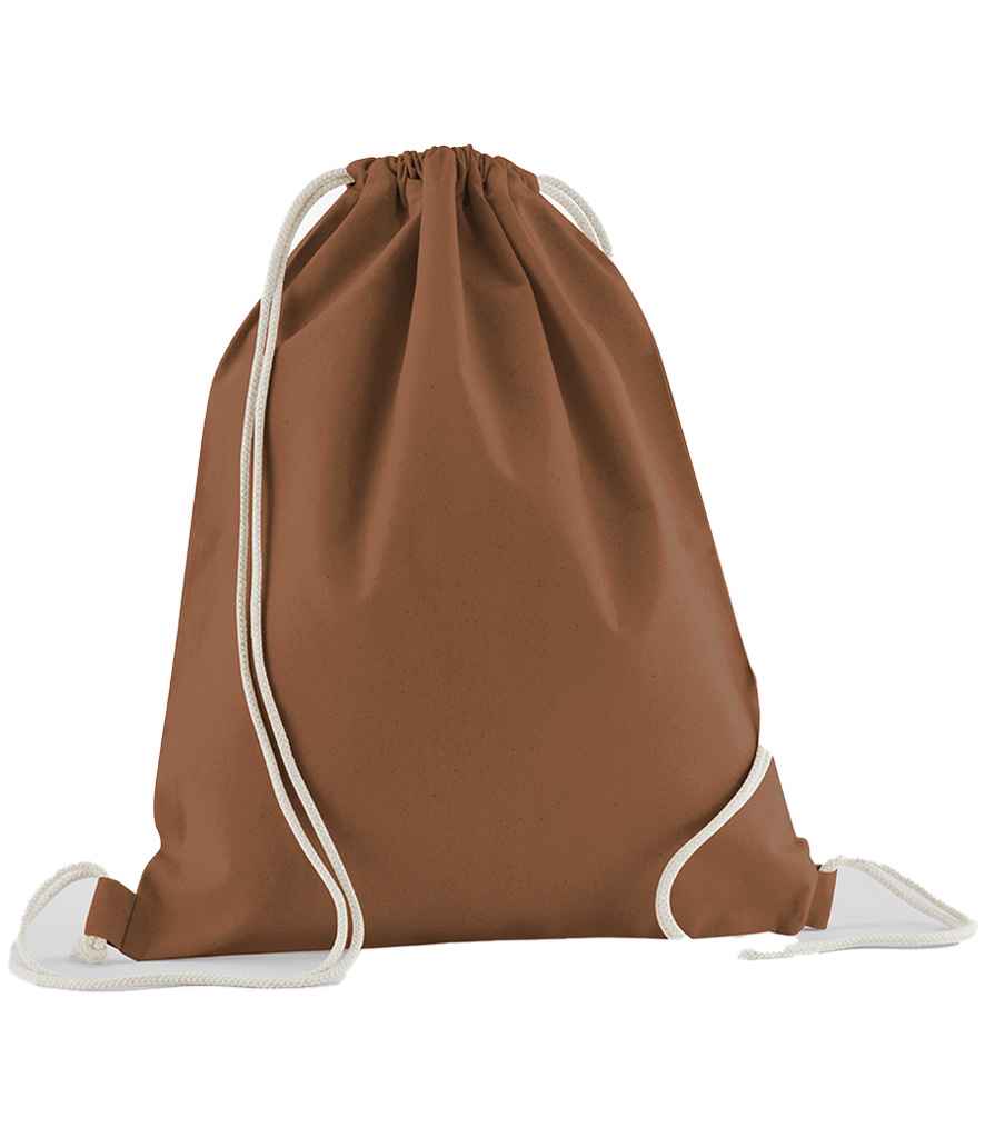 Westford Mill Organic Cotton In Conversion Gymsac | Terracotta Bag - Lancashire Teamwear