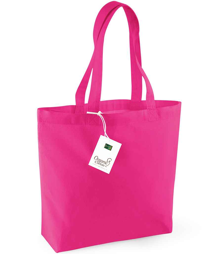 Westford Mill Organic Cotton Shopper Fuchsia