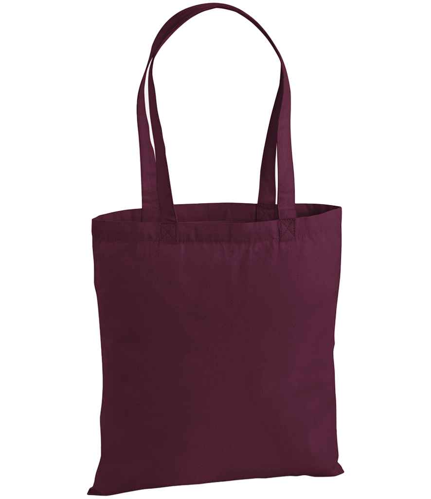 Westford Mill Premium Cotton Tote Bag | Burgundy - Lancashire Teamwear