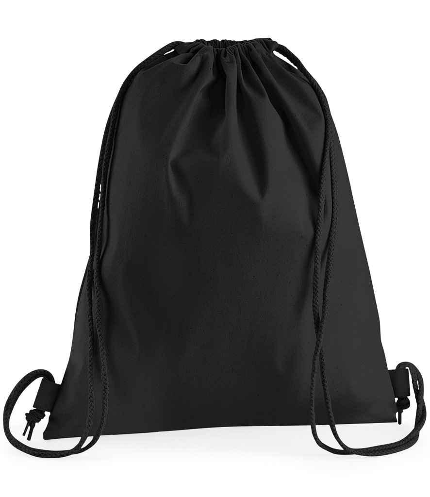 Westford Mill Premium Cotton Gymsac Black