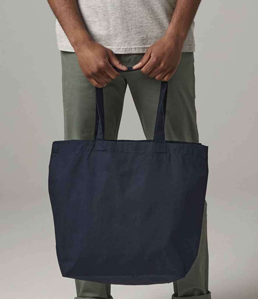 Westford Mill Premium Cotton Maxi Tote Bag | French Navy - Lancashire Teamwear