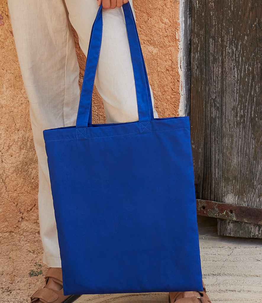 Westford Mill Organic Premium Cotton Tote Bag | Bright Royal - Lancashire Teamwear
