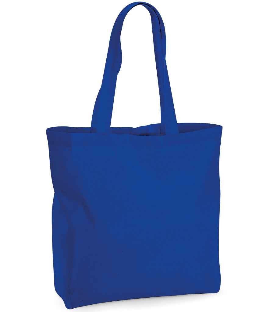 Westford Mill Organic Premium Cotton Maxi Tote Bag | Bright Royal - Lancashire Teamwear