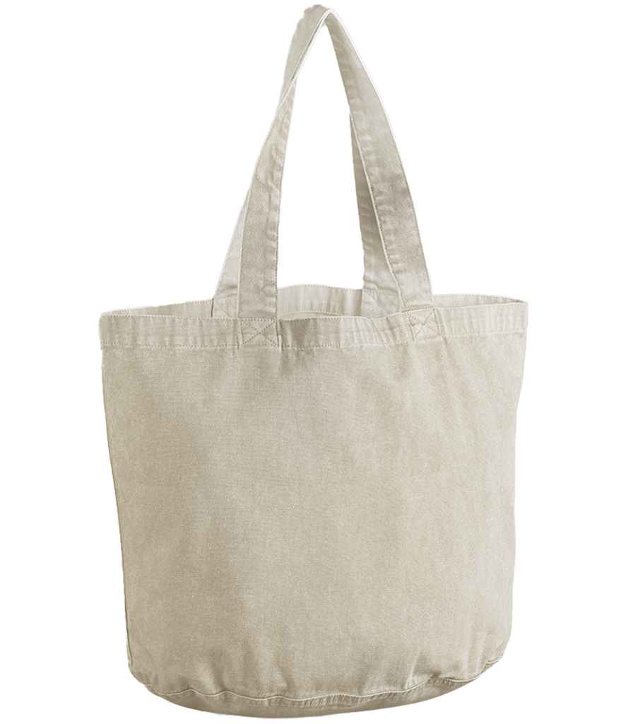 Westford Mill Garment Dyed Shopper | Vintage Sand Bag - Lancashire Teamwear