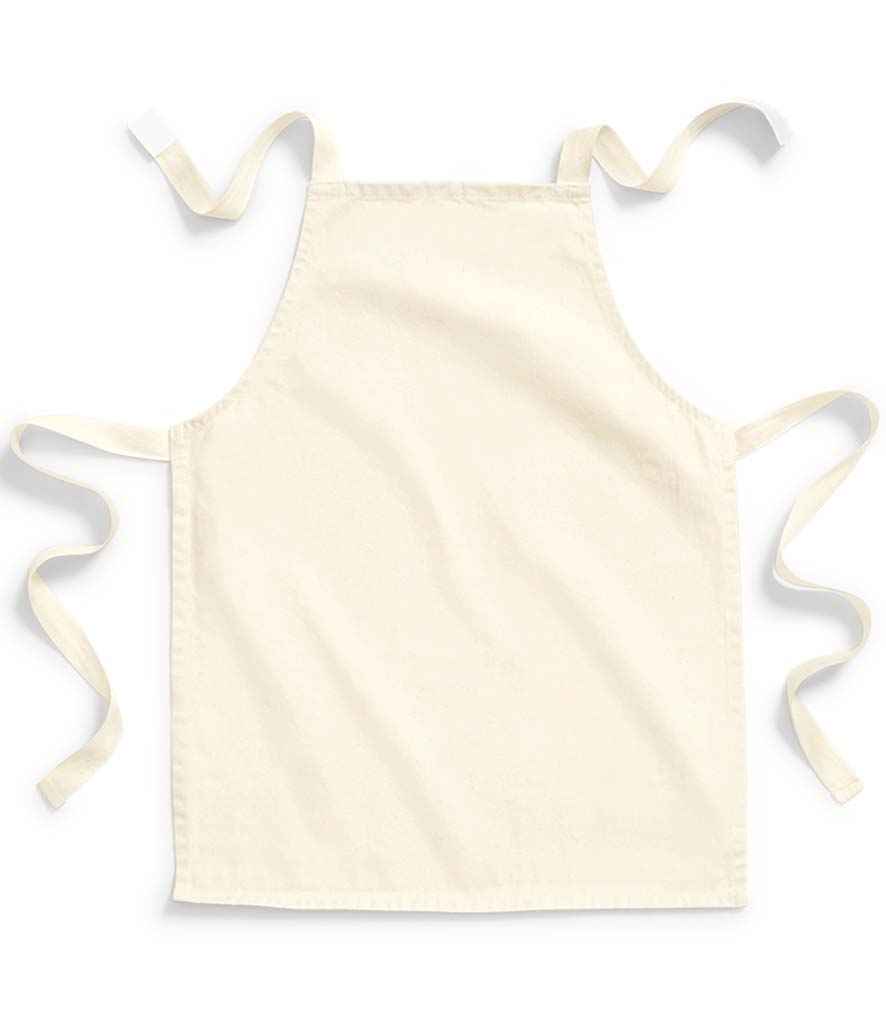 Westford Mill Fairtrade Kids Craft Apron | Natural - Lancashire Teamwear
