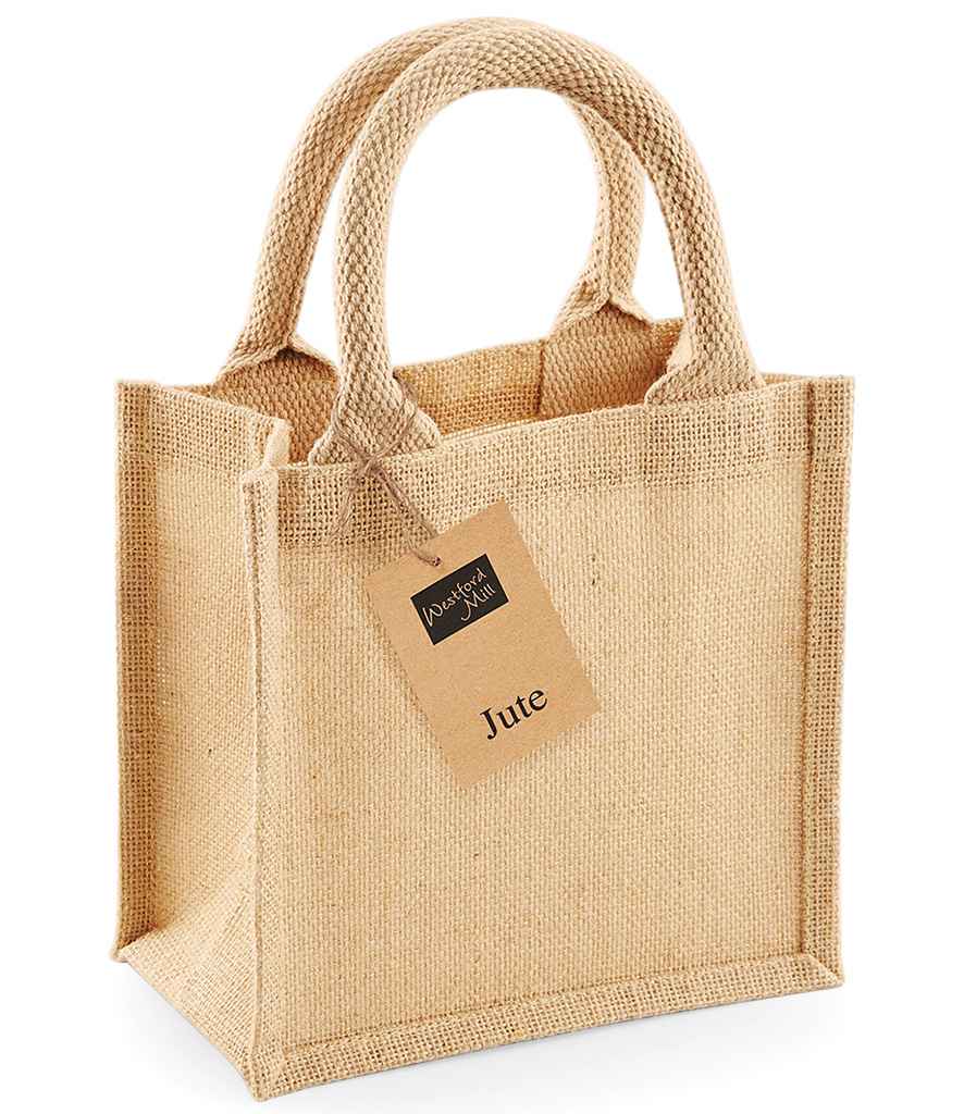 Westford Mill Jute Petite Gift Bag Natural