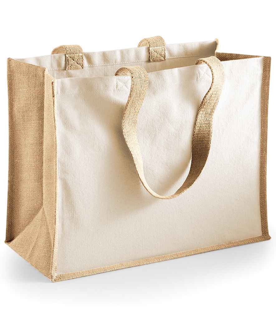 Westford Mill Printers Jute Classic Shopper Natural