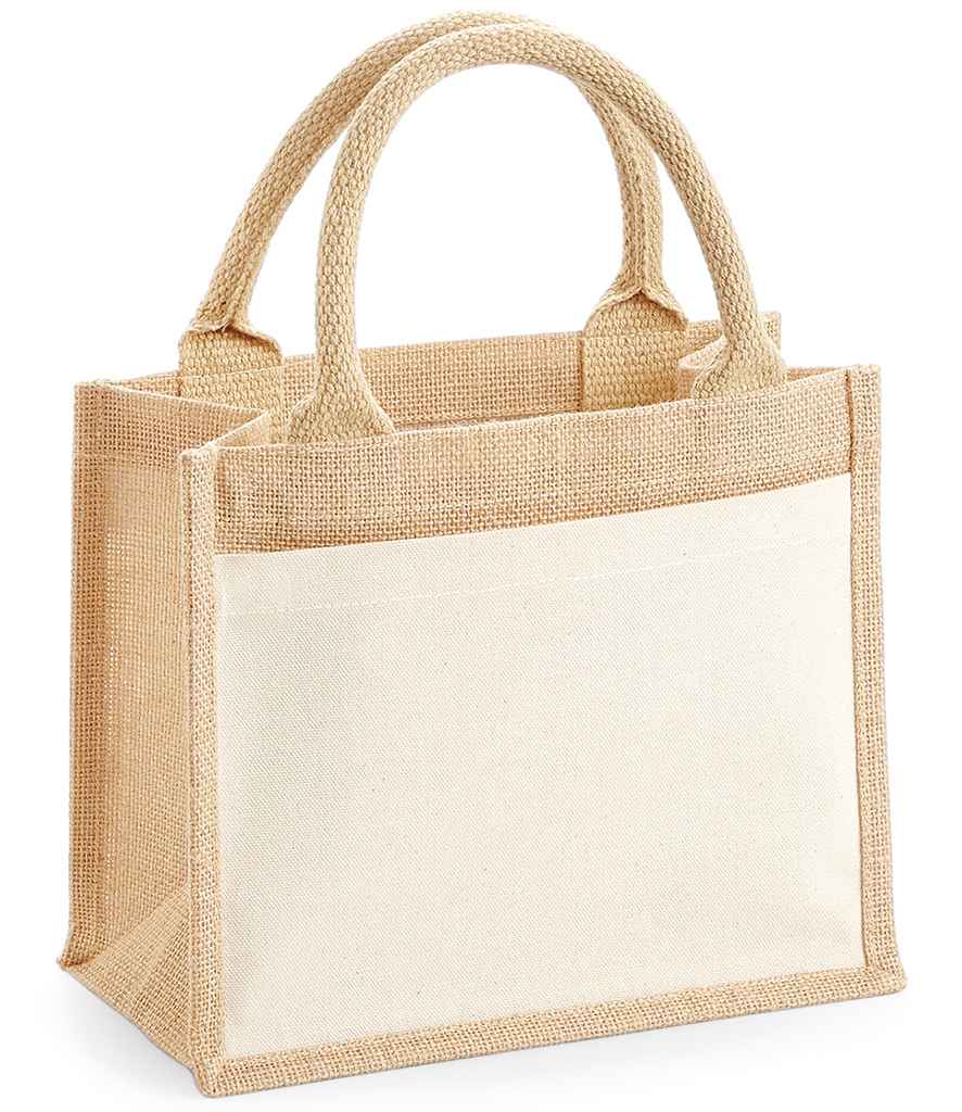 Westford Mill Pocket Jute Gift Bag Natural