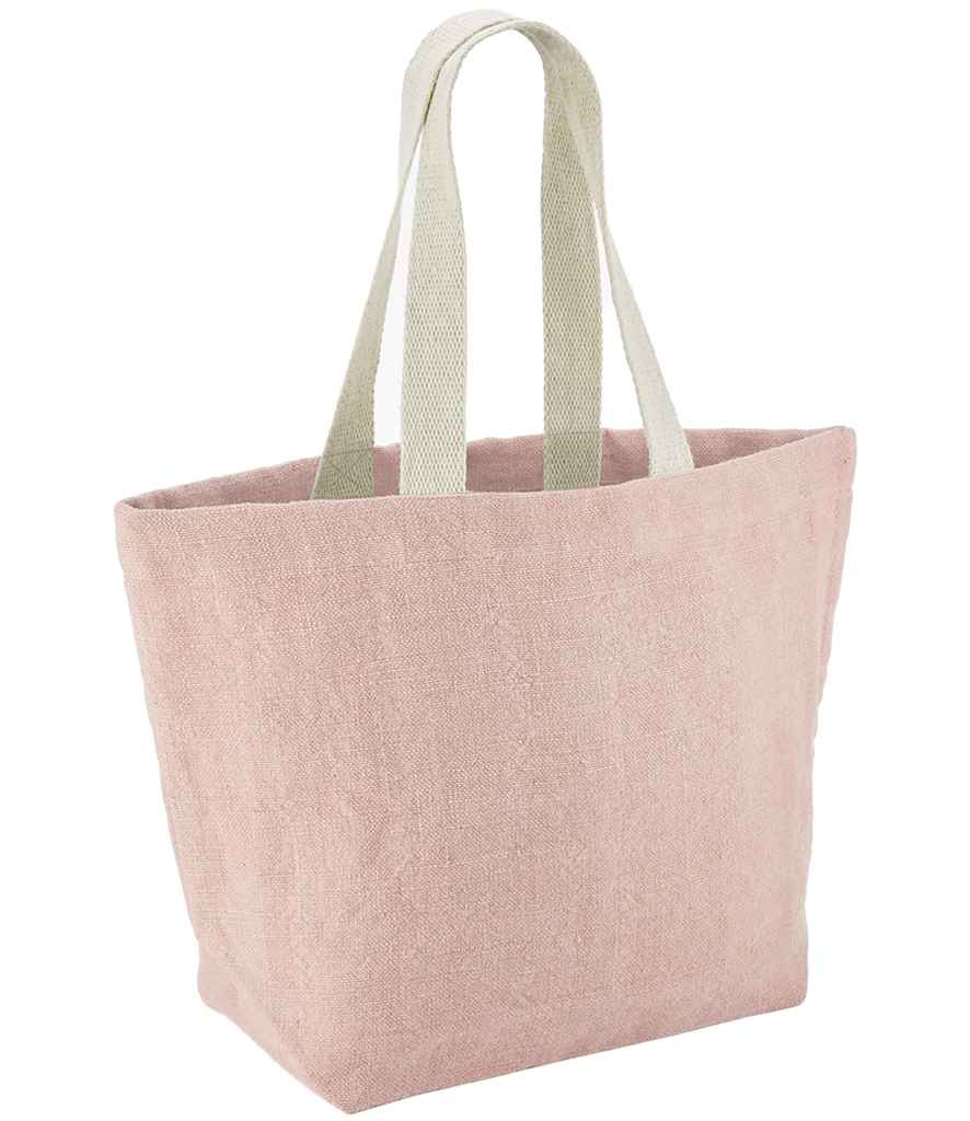 Westford Mill Soft Washed Jute Beach Bag | Blossom - Lancashire Teamwear
