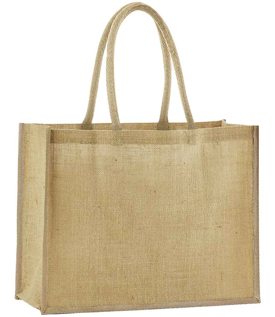 Westford Mill Natural Starched Jute Classic Shopper Natural