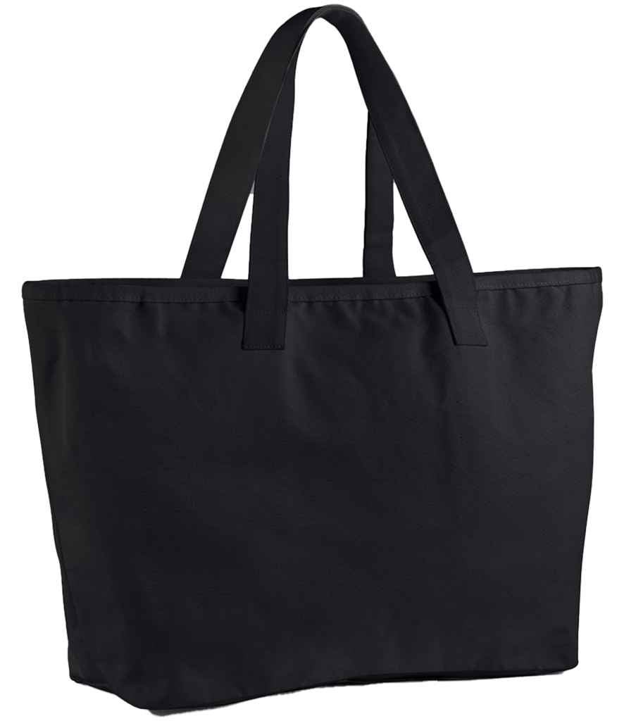 Westford Mill Oversized Heavy Duty Canvas Tote Bag Black