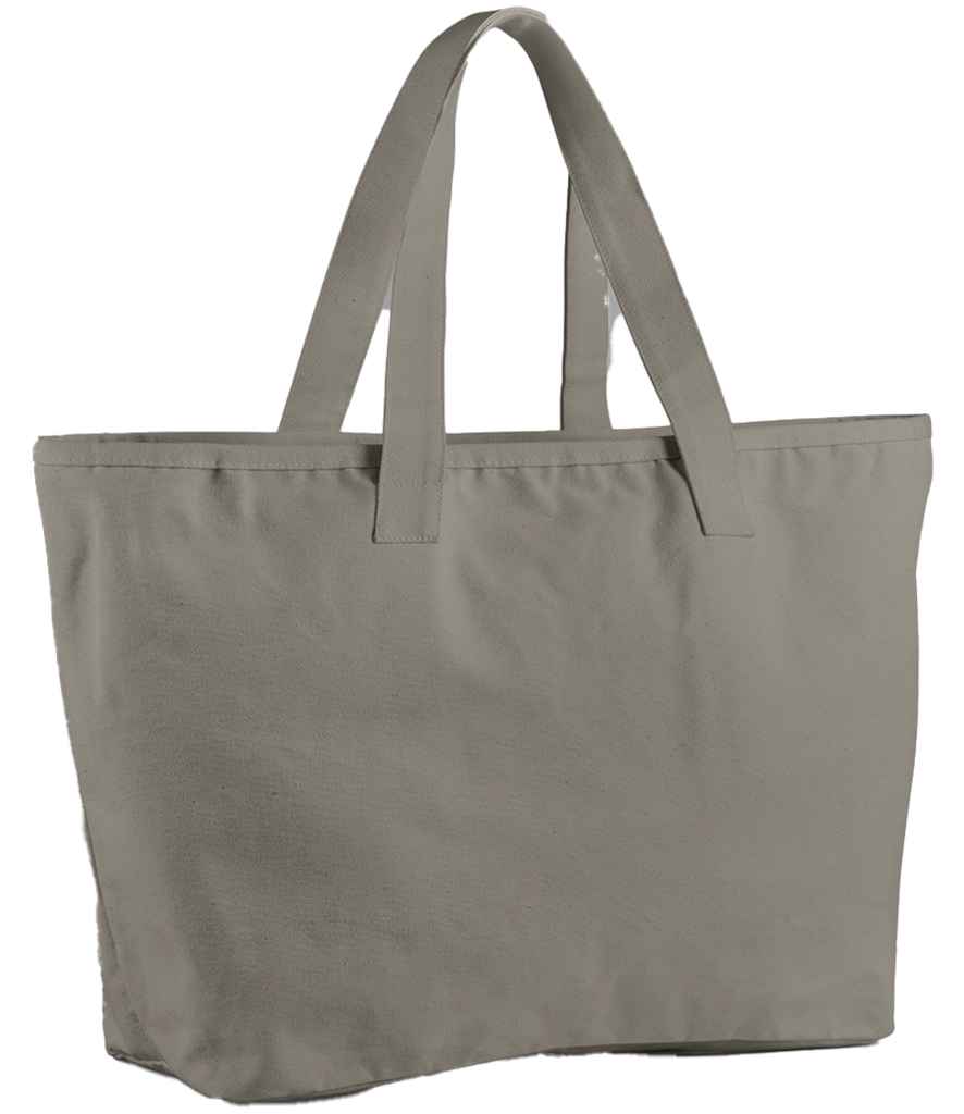 Westford Mill Oversized Heavy Duty Canvas Tote Bag Mushroom